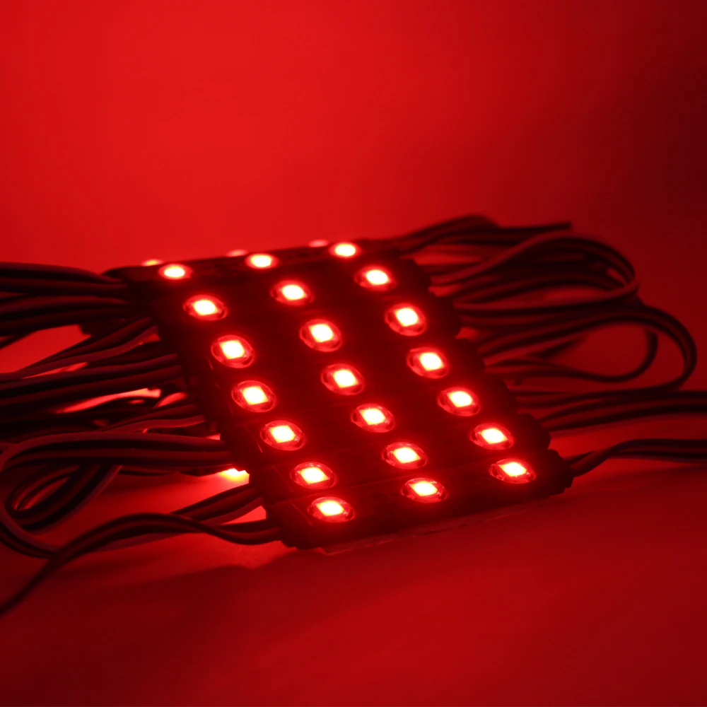 Светодиодный модуль SMD 5050 20 шт. 3 светодиода RGB 12 в пост. Тока декоративные лампы
