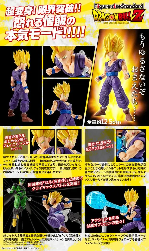 Dragon Ball модель HG 1/12 SUPER SAIYAN SON GOD GOGETA GOKOU GOHAN шорты «Вегета» KRILLIN детские игрушки «сделай сам» BANDAI