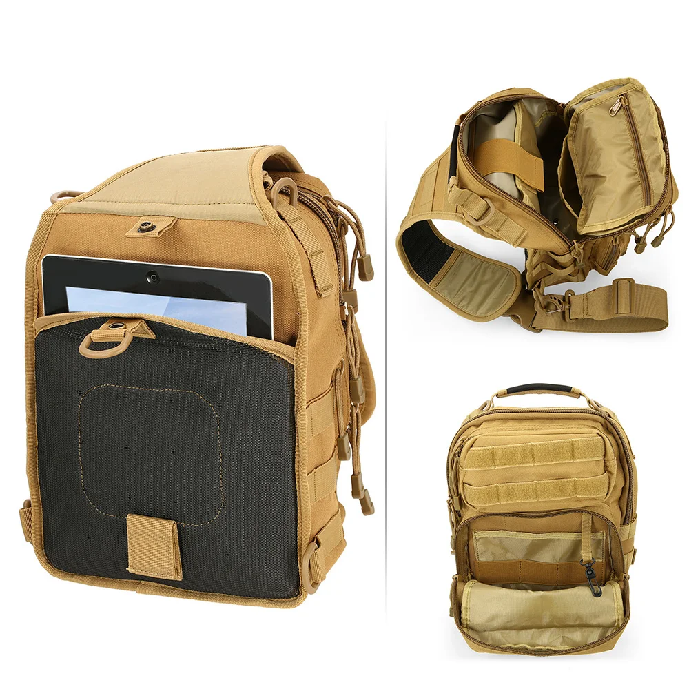 600D военный тактический рюкзак слинг на одно плечо нагрудная Сумка для кемпинга