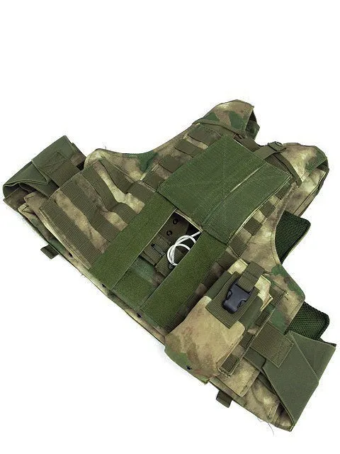Тактический жилет CS Wargame Airsoft Пейнтбол Молл CIRAS боевой жилет CIRAS тактический жилет с тройным подсумок ACU/Лесной