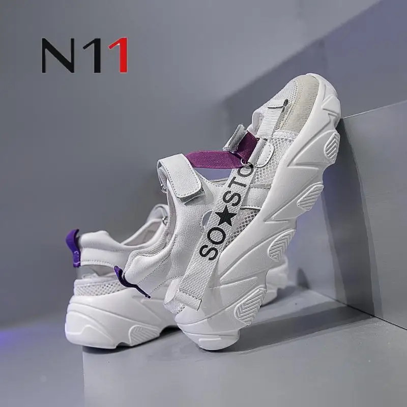 2019 г. летние женские дышащие спортивные сандалии на платформе женская обувь с