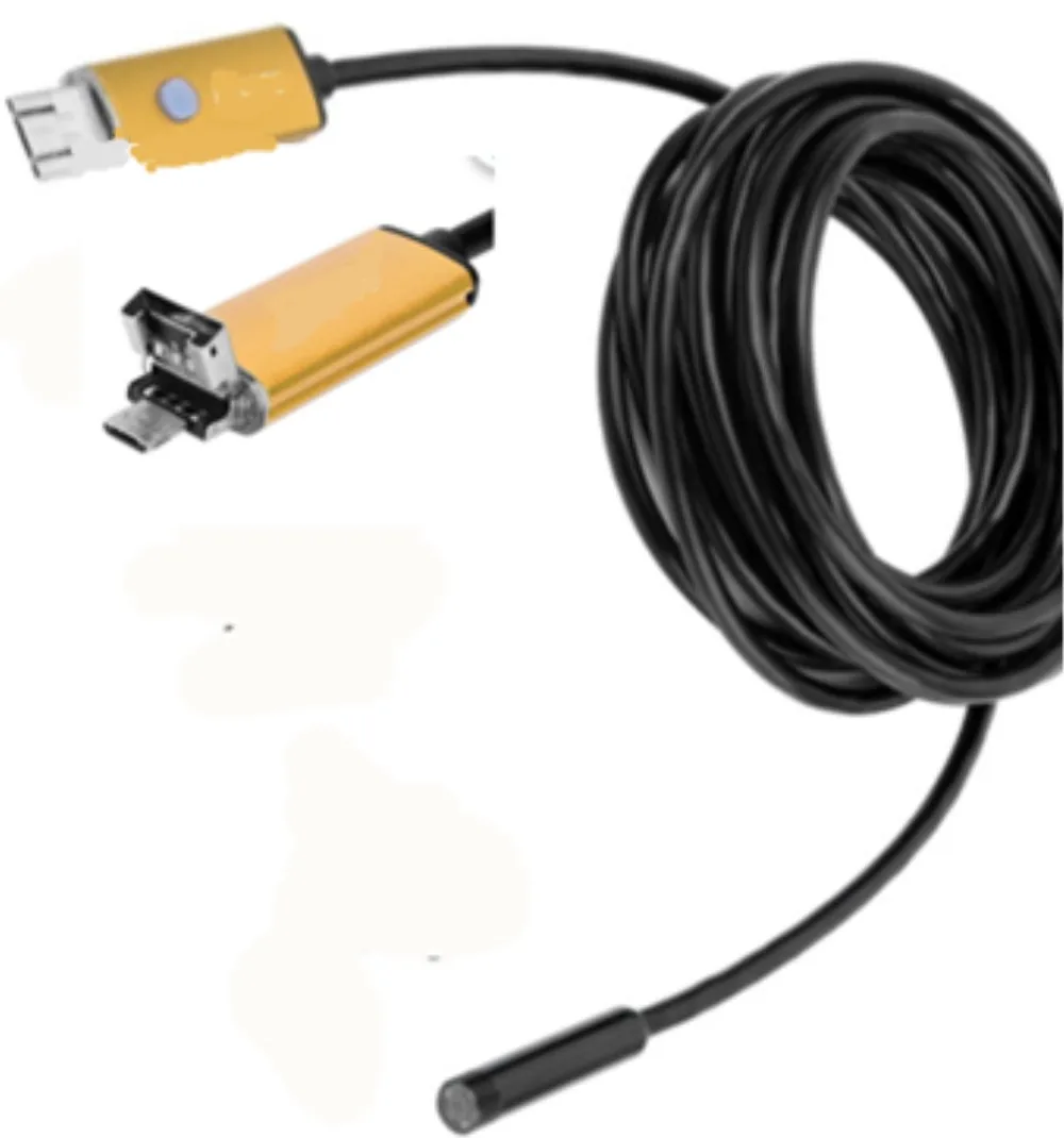 USB эндоскоп для Android и Wondows водонепроницаемый IP67 7 мм 1 3 мп 2 в м/5 м|endoscope for android|usb