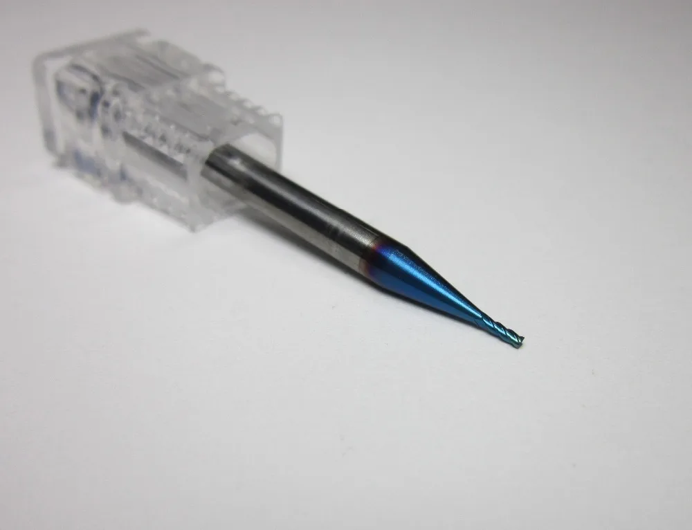 

Diameter 1mm 4 flutes Carbide flat End Mills CNC machine lathe milling cutter metalworking L=50mm HRC45 HRC55 HRC58 HRC62 HRC68