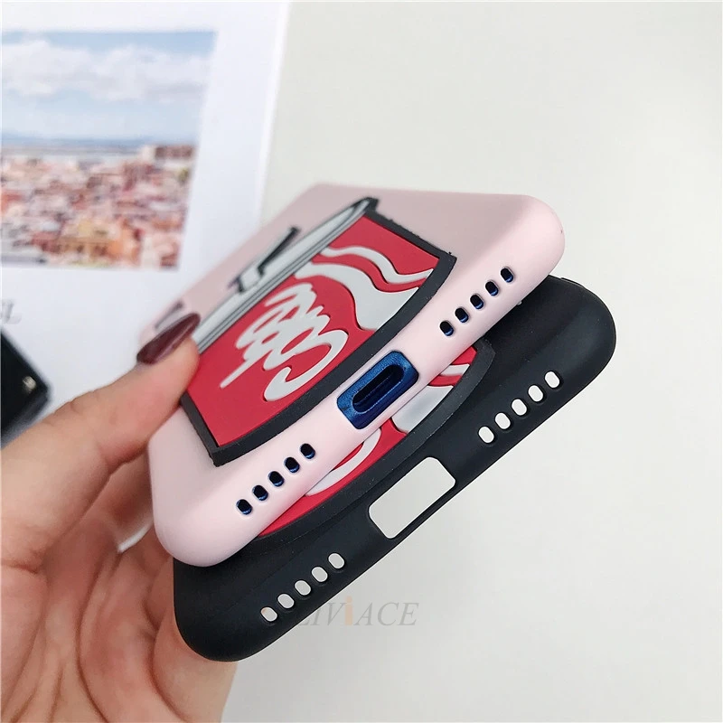 Силиконовый 3D чехол cola для samsung galaxy s10 plus s10E 5G s8 s9 s7 s6 edge note 9 8 5 милый мягкий из ТПУ