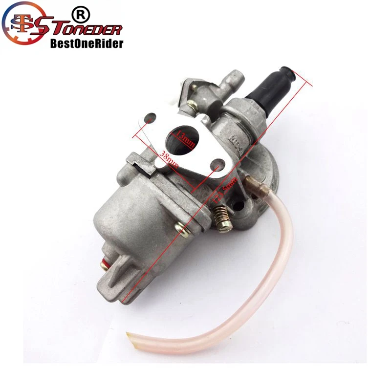 STONEDER 2 тактный Minimoto карбюратор для 47cc 49cc двигателя Carb части китайский Карманный Байк мини дети ATV Quad 4 Wheeler