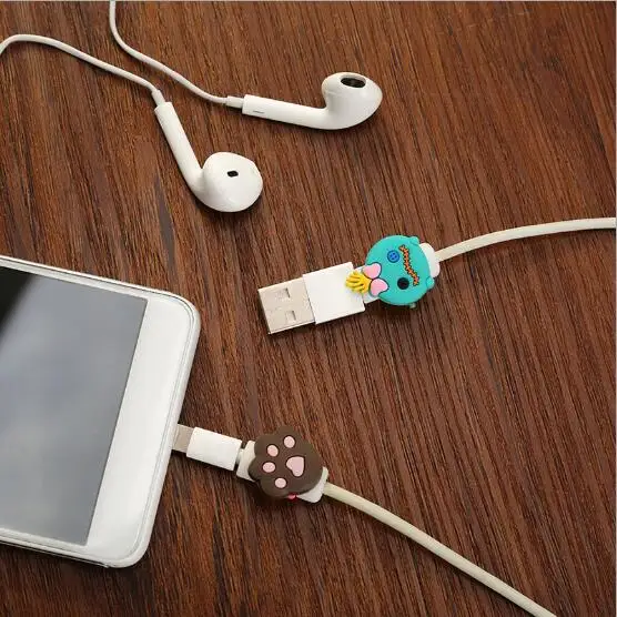 500 шт. защита кабеля для зарядки телефона защитный usb-шнур защитная оболочка iphone