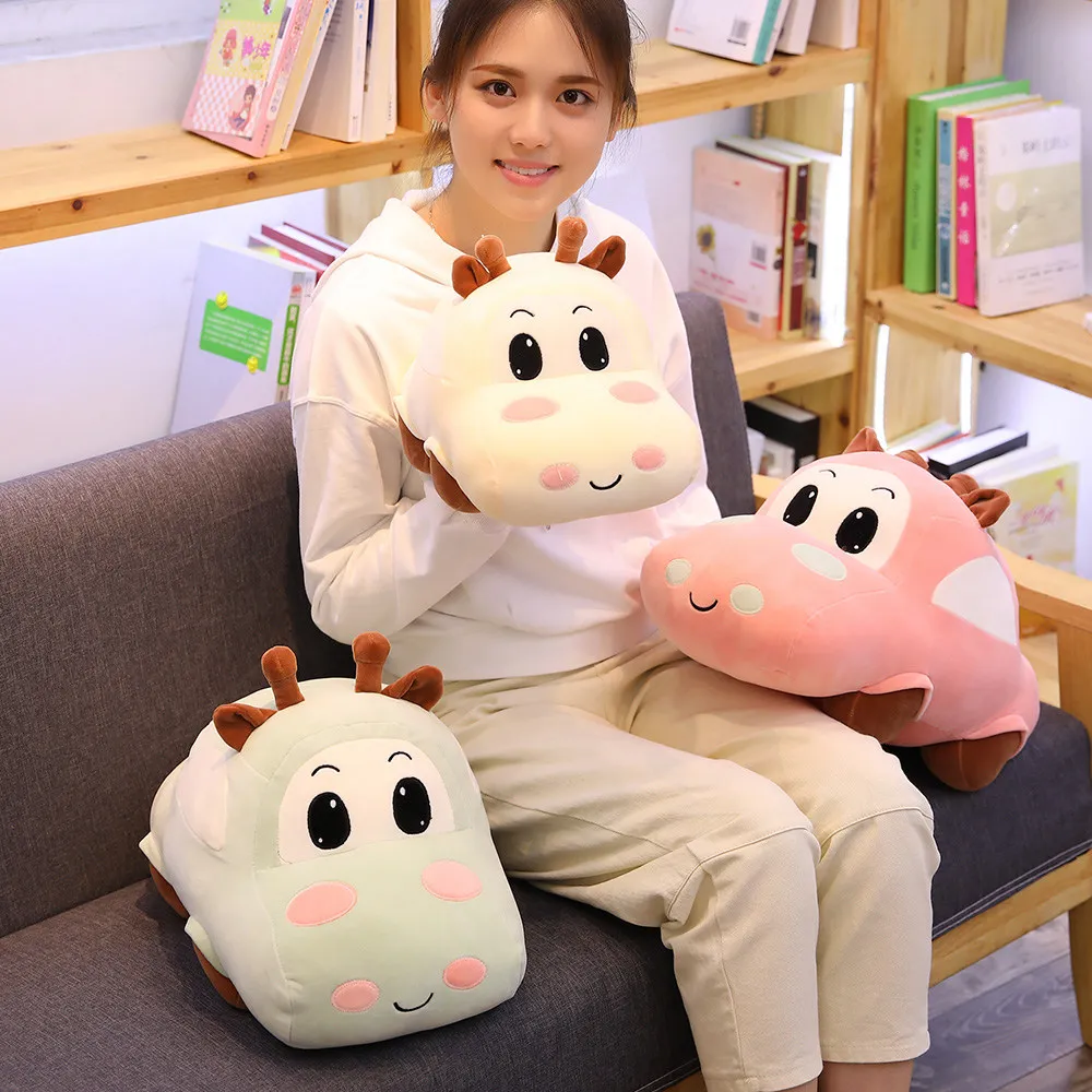 

30/40cm Cute Deer Plush Toy Soft Stuffed Car General Cartoon Kawaii Car Baby&Toddler Pillow Lovely Doll for Children Girls Gift