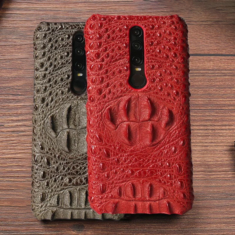 

Luxury Phone Case For Huawei P10 P20 Mate 10 20 30 Lite Pro Case Crocodile Texture For Honor y7y9 9X V20 lite P Smart 2019 case