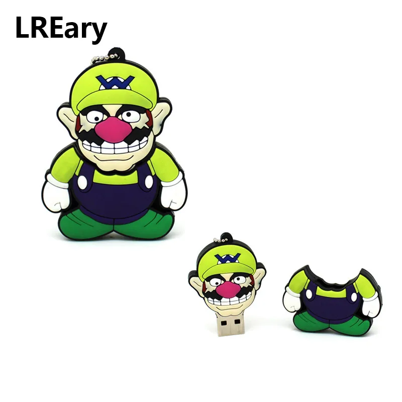 Симпатичные Super Mario 4 ГБ флеш диск USB 2 0 игра мультфильм игрушки usb накопитель карта