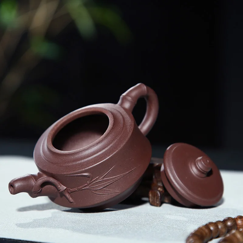 Фиолетовый песочный горшок руды фиолетовый Грязь плиты элегантный Rhyme мини одной