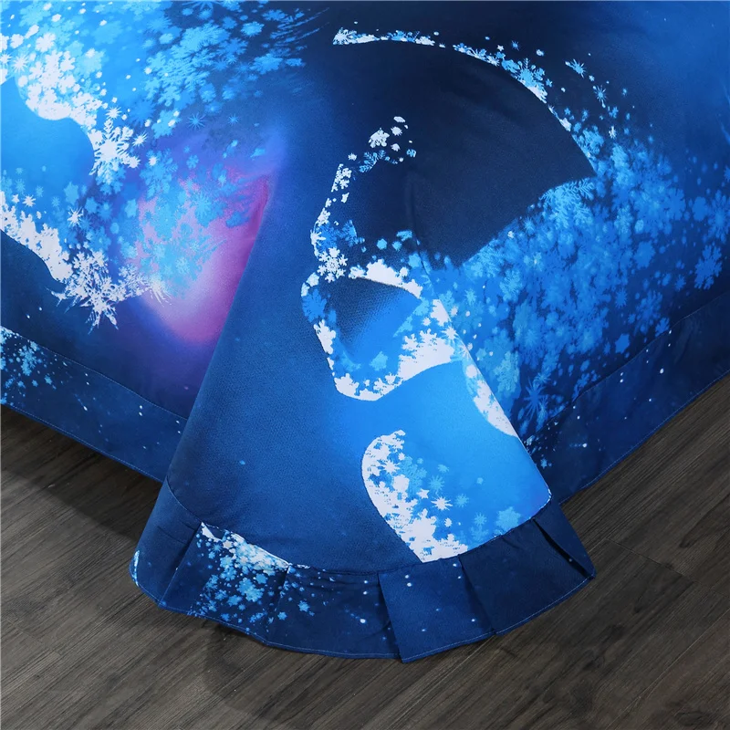

Horse 3D Bedding Set Print Duvet cover sets Twin queen king blue cartoon Beautiful pattern Real effect lifelike bed sheet 25