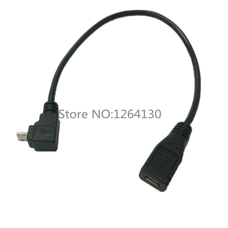 Новый Micro USB 5 Булавки мужской пуховик углом 90 градусов к Женский P зажигания