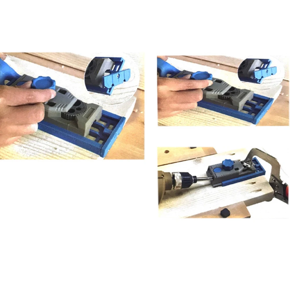 

1PC Pocket Jig Drill Guider Drill Straight Holes Oblique Holes for Woodworking