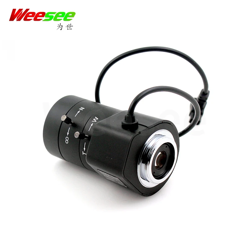 Объектив видеонаблюдения WS 6 60 мм F1.6 формат 1/3 дюйма CS mount с переменным фокусным