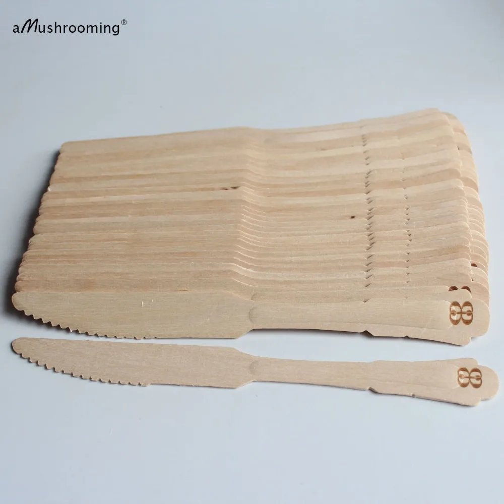 Деревянные ножи 8 &quotПерсонализированные для разрезания тортов гравировка на