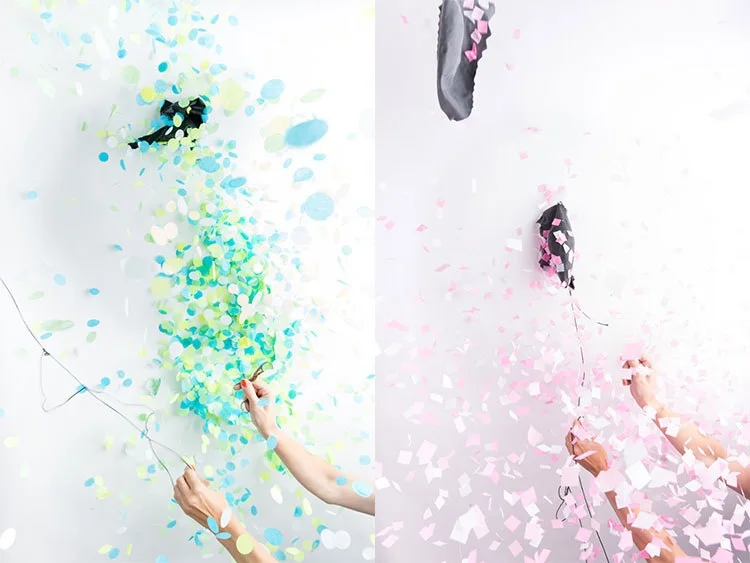 Праздничные поставки конфетти Блестящая бабочка для подарка поделки вечеринки