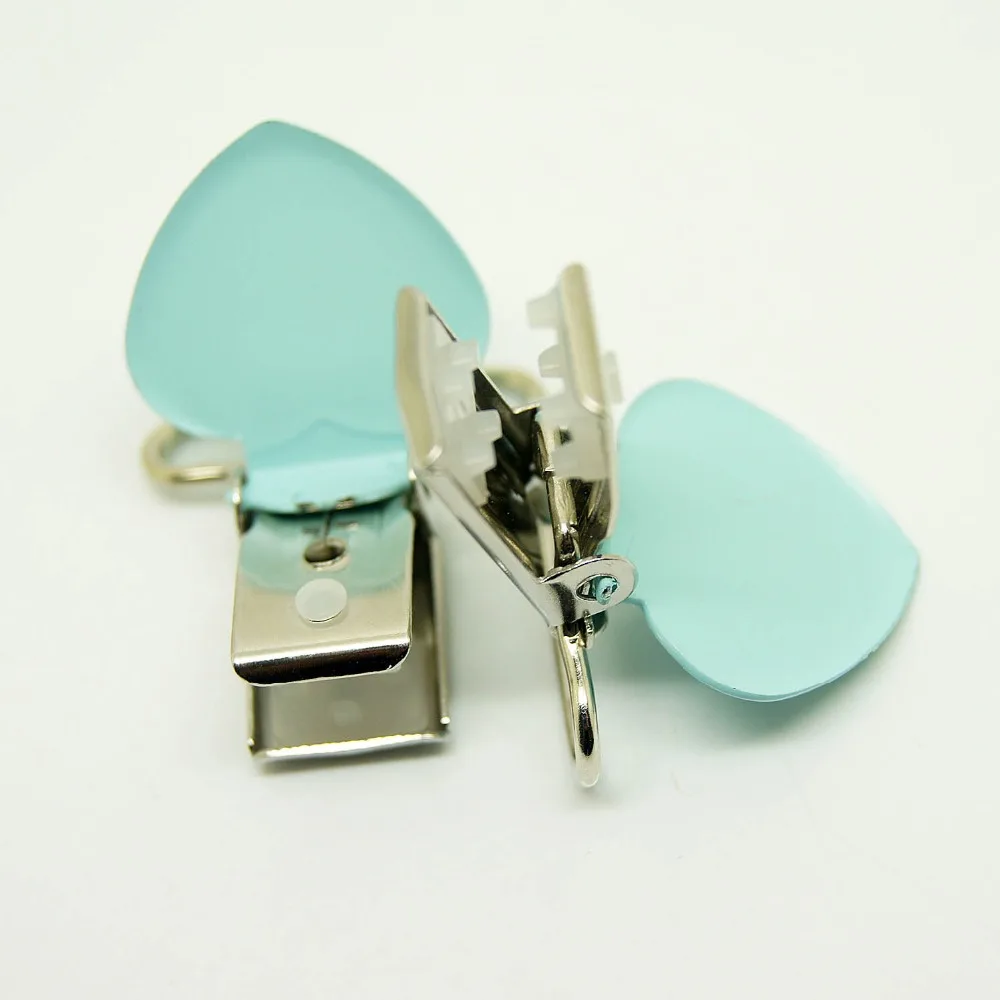 20 шт. в партии зажимы для подтяжек мягком синем цвете оптовая продажа форме