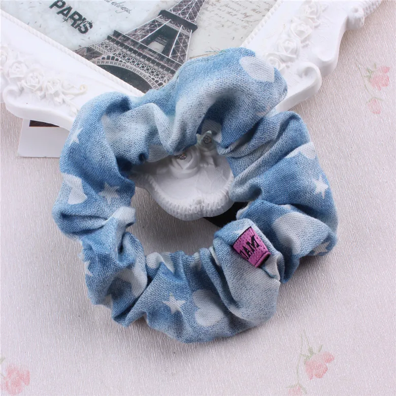 

Denim Cowgirl Women Cross Elastic Hairband Headband Headwrap Knotted Band Hair Accessories