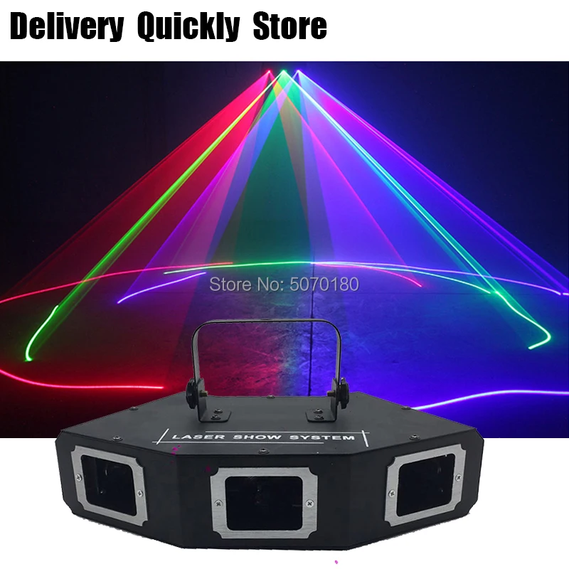 Фото Секторный линейный сканер диско лазер 3 rgb подсветка линзы Lazer professinol DJ Секторный линейный сканер диско лазер 3 rgb подсветка линзы Lazer professinol DJ