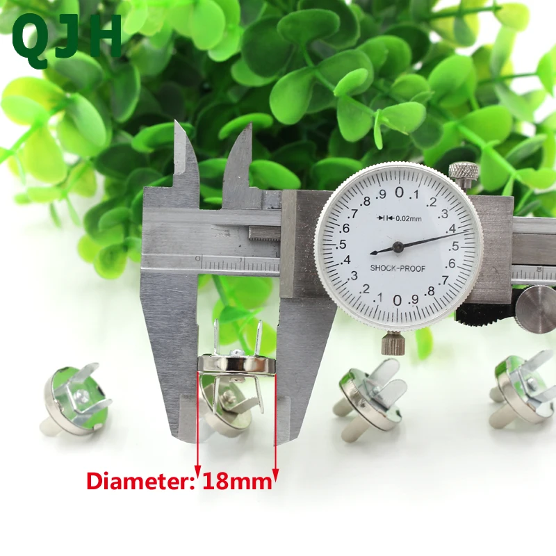 5 шт./набор серебряные сумки Крючки для рукоделия и одежды магнитные кнопки