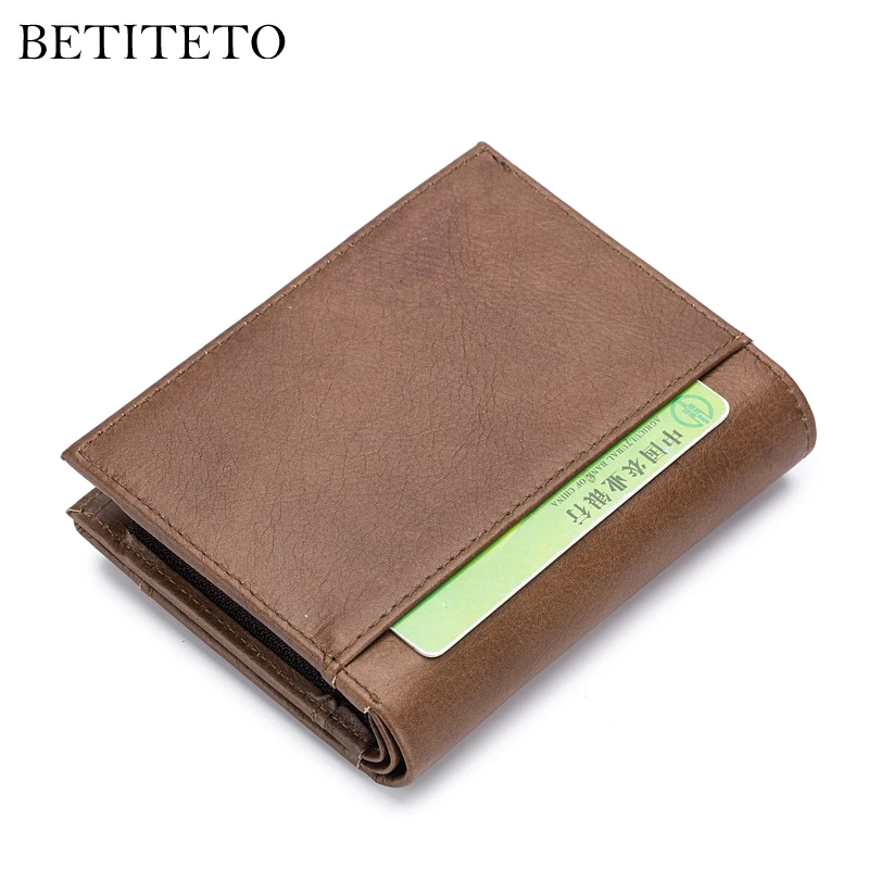 Betiteto из брендовой натуральной кожи Для мужчин кошелек Мужской Портмоне Carteras
