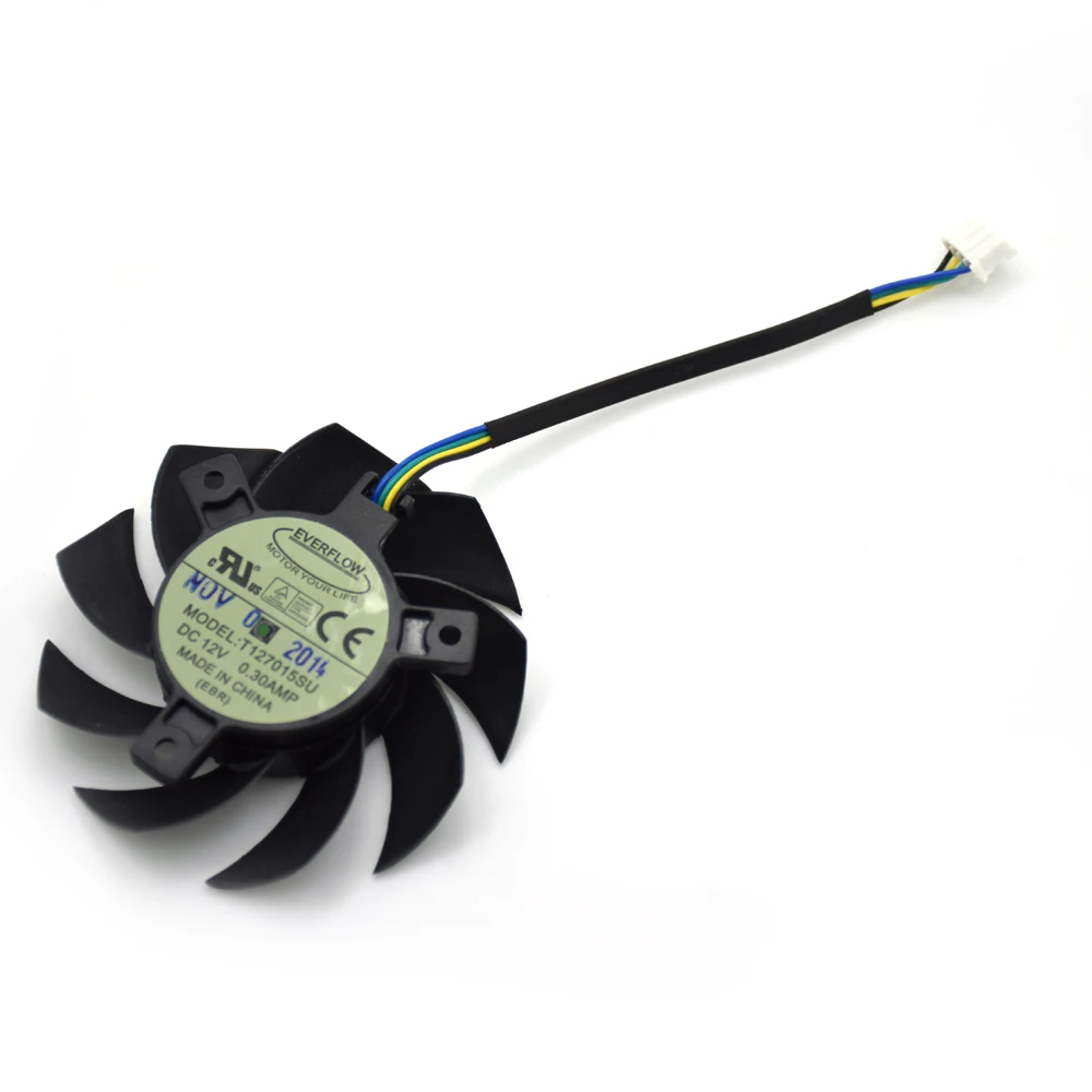 Новинка оригинал Everflow T127015SU 65 мм постоянный ток 12 В 0 30 А 4 P 4-контактный