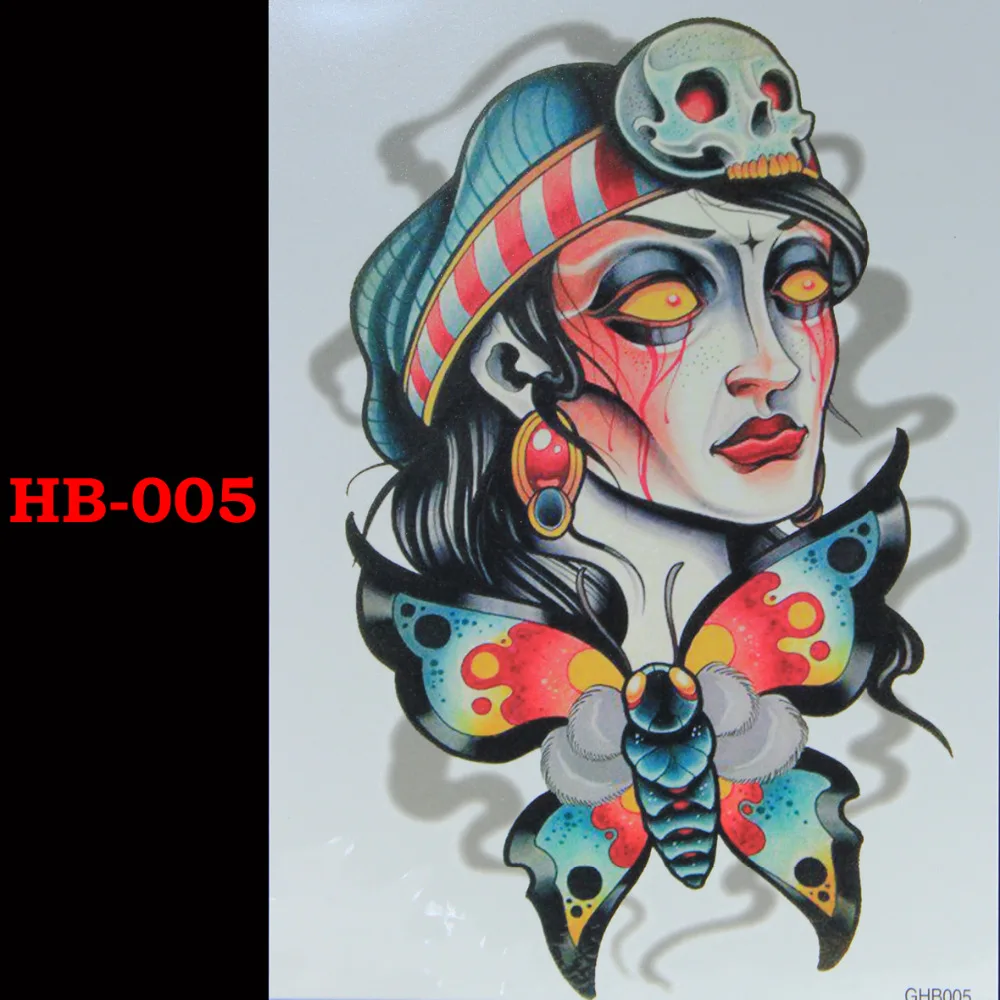 Эффект глазной кровяной пасты хорошая временная татуировка водостойкая Мужская