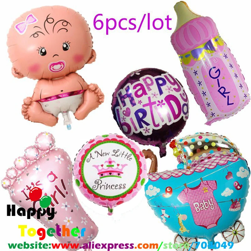 СЧАСТЛИВЫ ВМЕСТЕ Ремесла Завод 6 Шт. День Рождения Украшение Партии Душа Ребенка