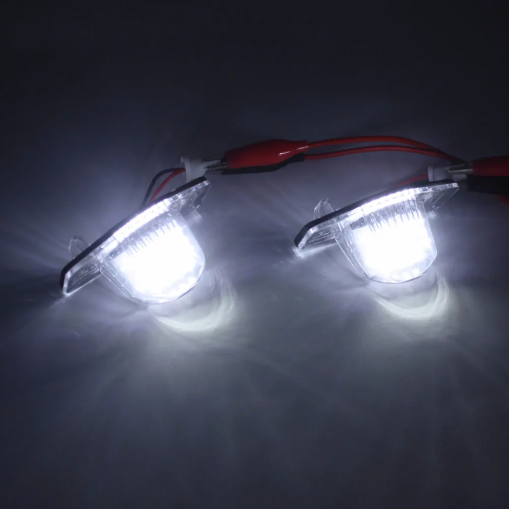 2x18 LED светильник без ошибок номерной знак лампы автомобильные аксессуары для