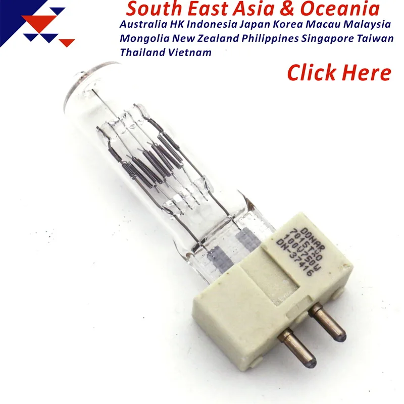 DN-37416 7015 TXO 100V 750W GX9.5 7015TXO 151795 100V750W Кварцевая галогенсветильник ПА для студийной