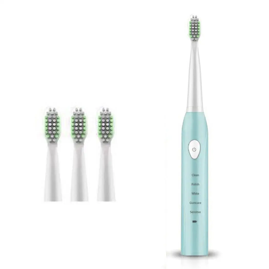 Переносная электрическая зубная щетка USB Водонепроницаемая Ультразвуковая 5