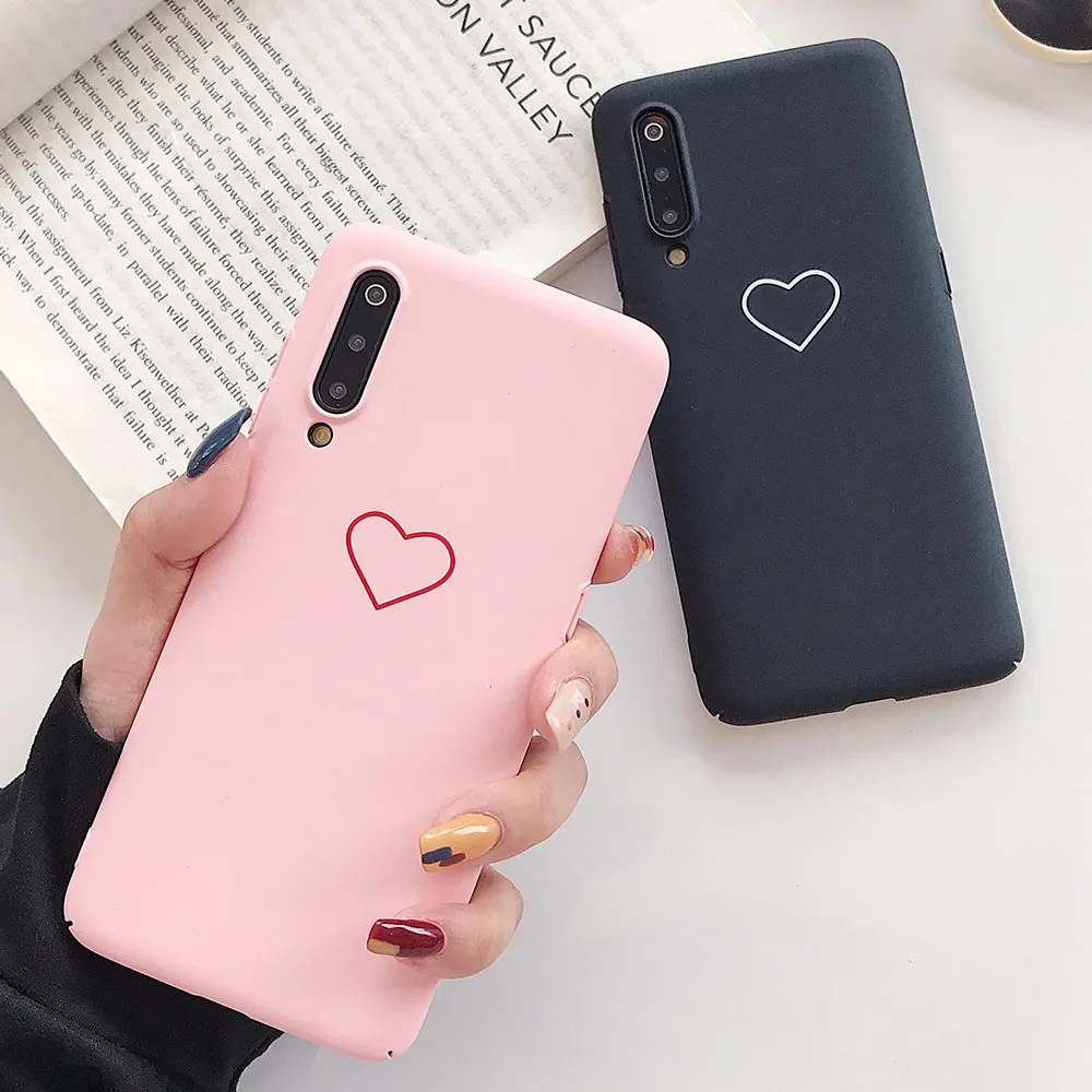 KISSCASE чехол для телефона с сердечком Xiao mi Red K20 Pro 9 T 8 SE A1 A2 Lite Pocophone F1 Note 7 5 6 Жесткий ПК