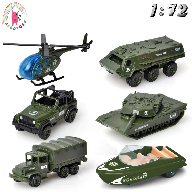 Детская военная модель из сплава ABS автомобиля танк транспортный вертолет