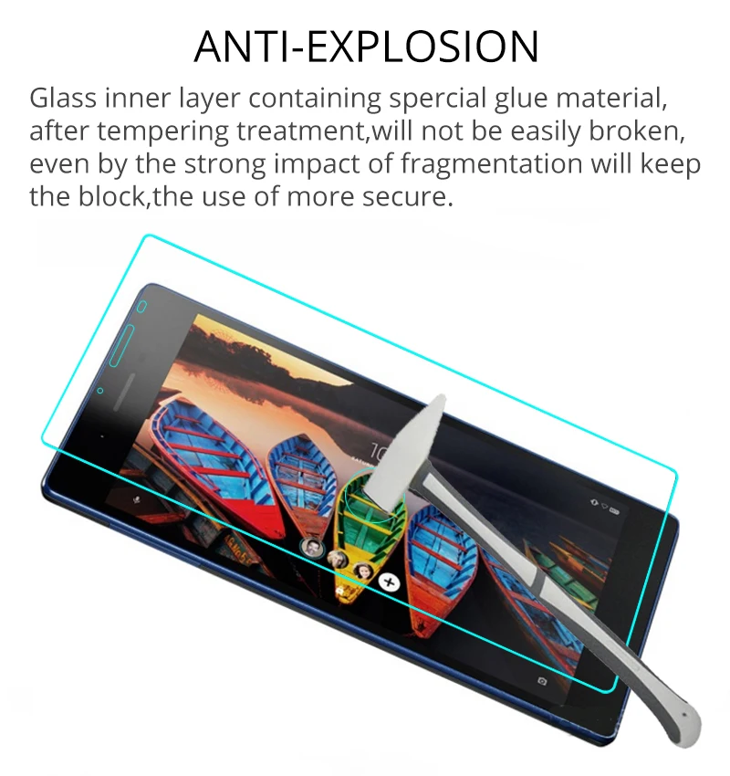 9H Премиум Закаленное стекло для защиты экрана для lenovo Tab3 Tab 3 7 Plus 7703 7703X TB-7703X TB-7703F 7,0 дюймов стеклянная пленка для планшета