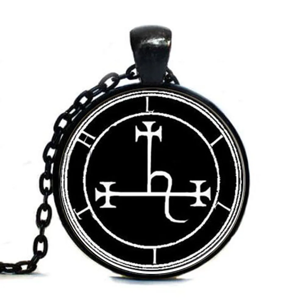 Lilith sigil тег для уплотнения стеклянный кабошон с фото тегом видения 4 черный|cabochons