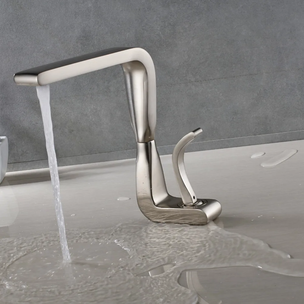 Современный Смеситель для ванной комнаты Uythner с ручкой в новом стиле