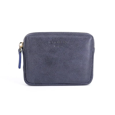 Gray-Blue Женские кожаные кошельки, женский маленький кошелек для мелочи, мини кошелек на молнии, кошелек для денег, кошелек для кредитных монет, кошелек для монет, сумка для мелочи - Цвет: Gray-Blue