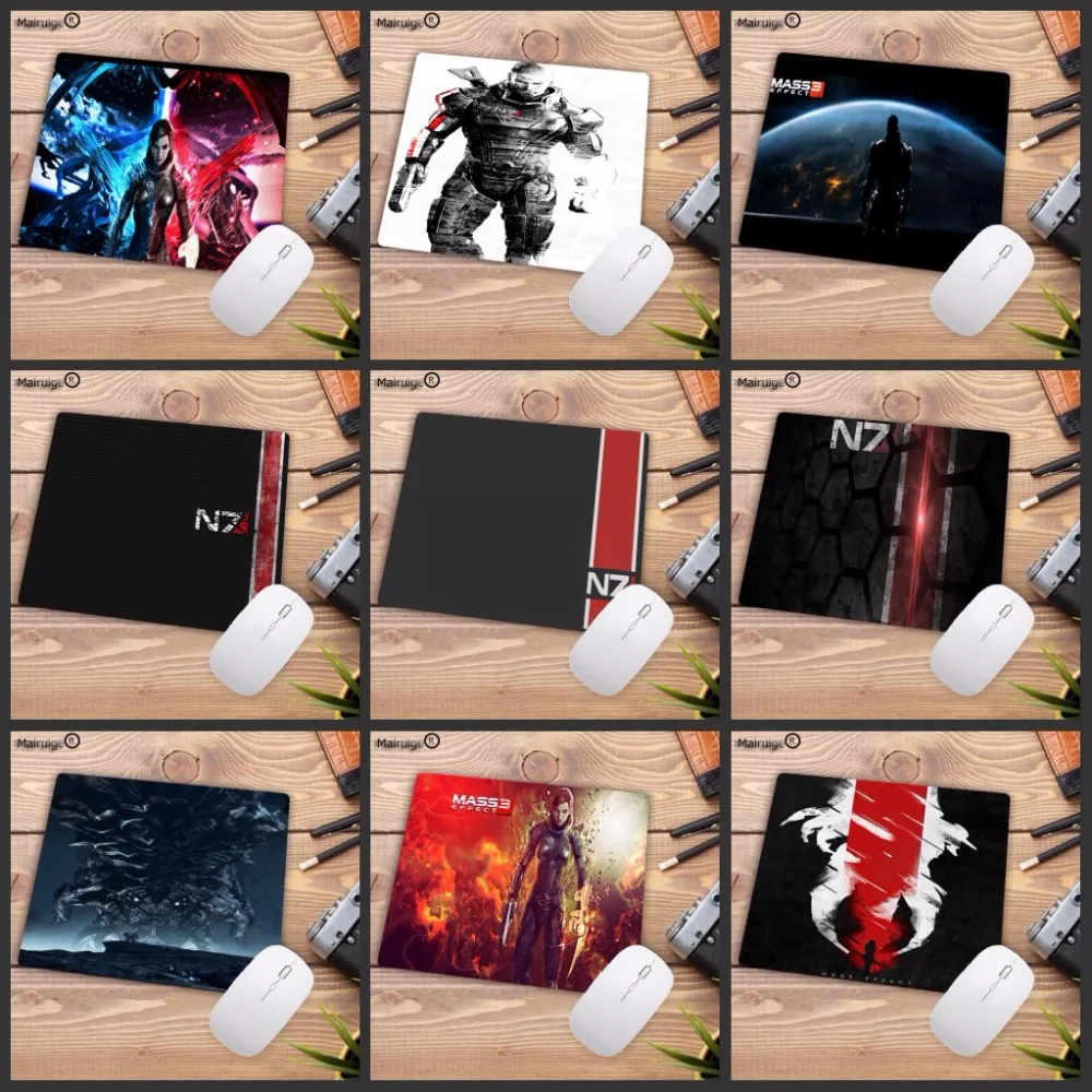 Mairuige 220*180*2 мм высокое Скорость Mass Effect N7 игра логотип коврик для мыши Винтаж