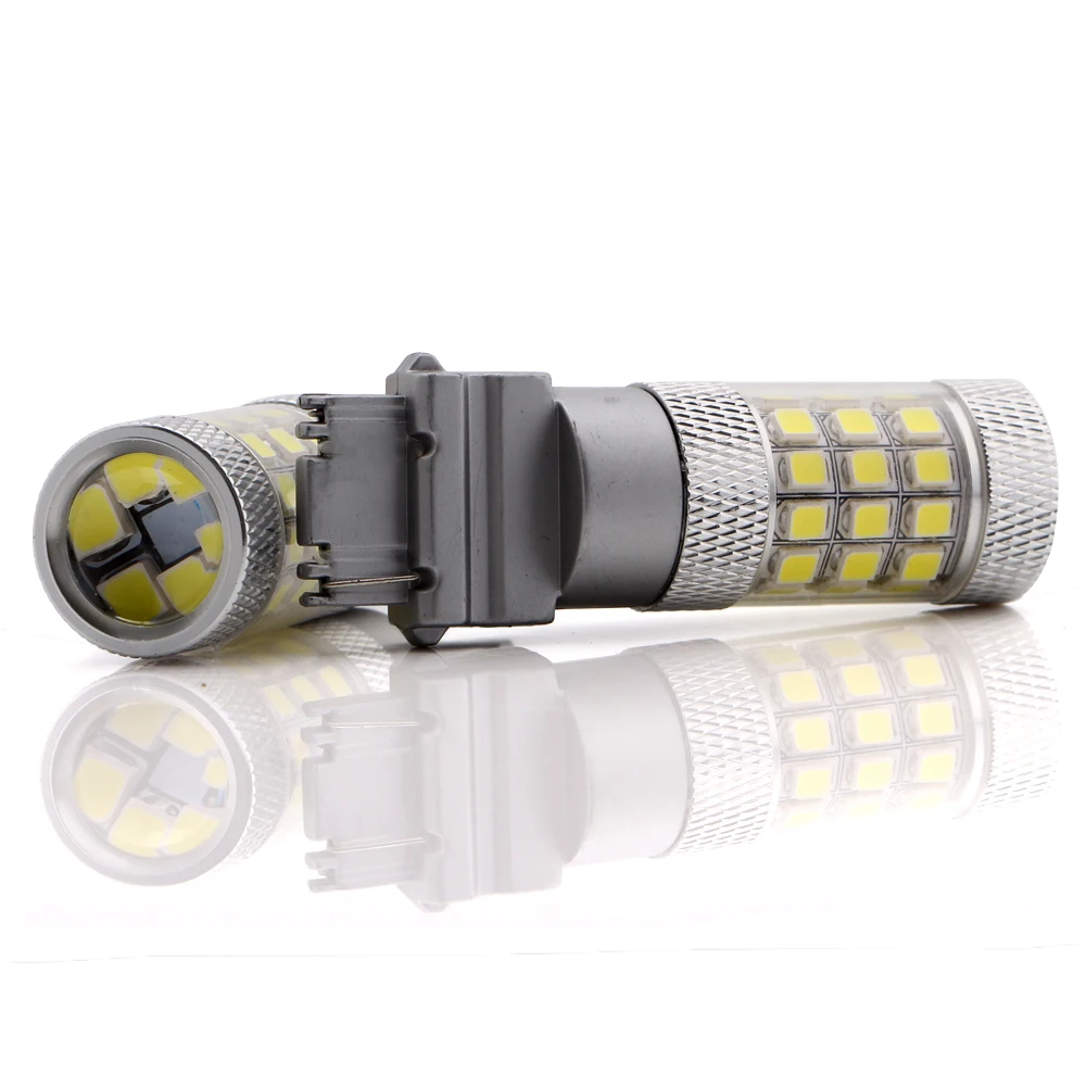 Стайлинг автомобиля! 2 шт. T25 3156 3157 2835 42 SMD светодиоды с объективом автомобильная