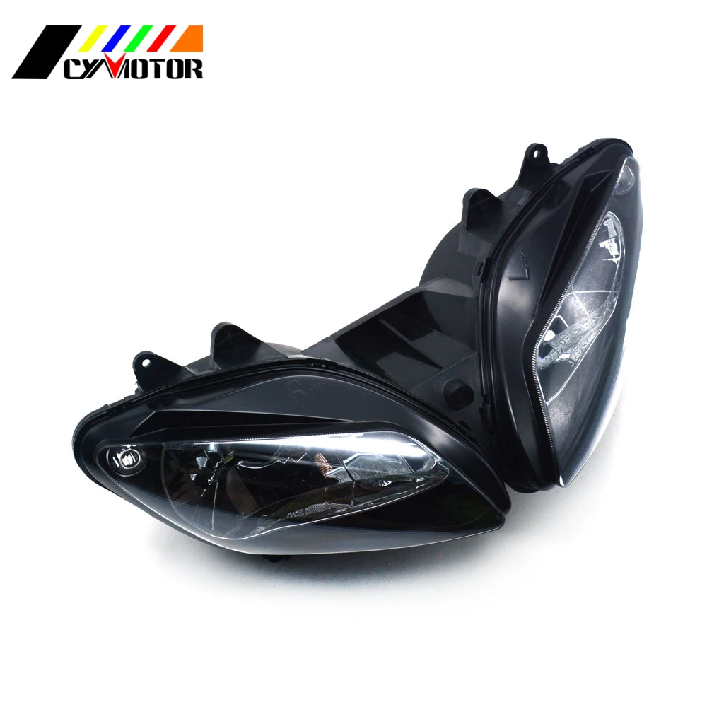 Передняя фара мотоцикла для YAMAHA YZF R1 YZFR1 2002 2003 02 03 уличный велосипед|Накладки и