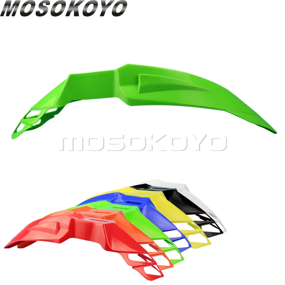 Зеленое переднее крыло мотоцикла EVO для Kawasaki KLX KLR KX 110 150 140L 250 450 грязезащитные