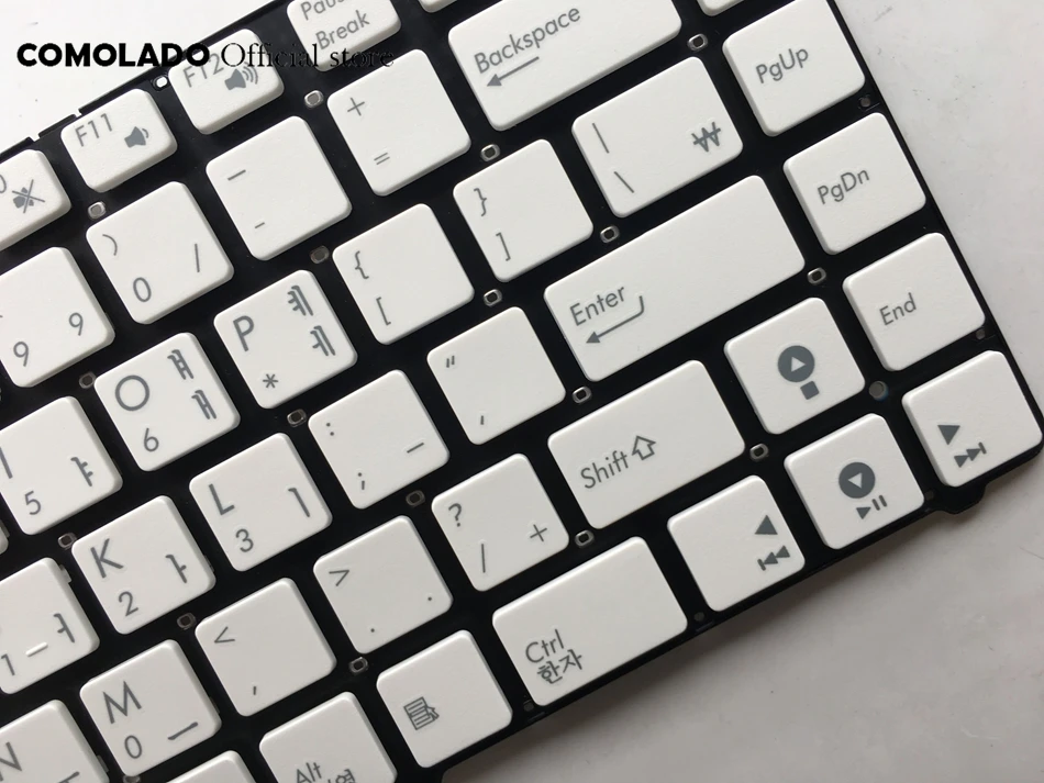 KR Корейская клавиатура для ASUS U36 U36SD U36SG U40SD U41J U41JF U41SV белый и черный без рамки