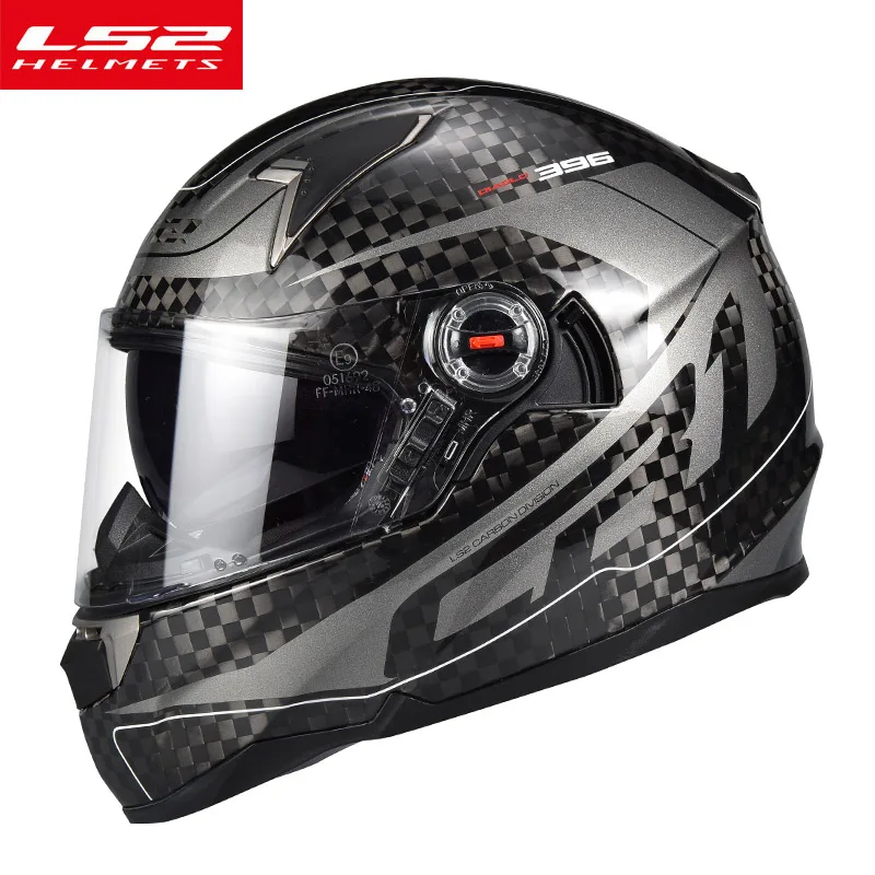 LS2 FF396 12K Полнолицевой мотоциклетный шлем двойной козырек противотуманные шлемы