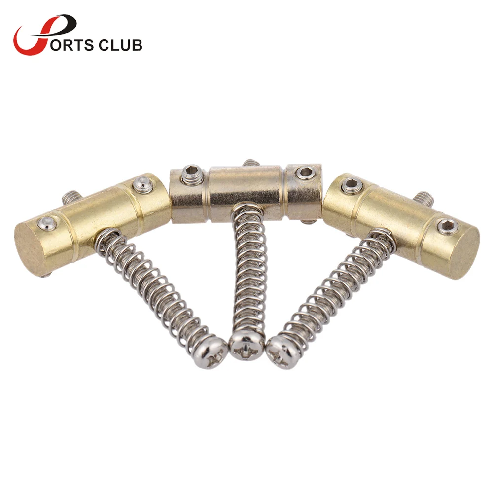 Высокое качество 3 шт латунные элементы для гитары мост компенсирует седла