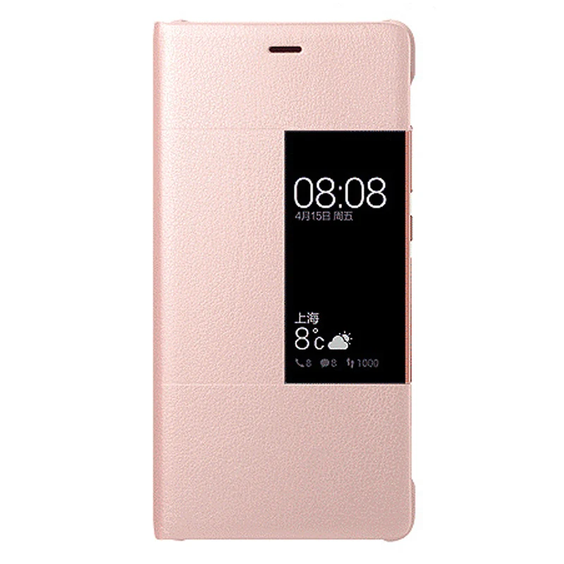Чехол для huawei P9, официальный флип-чехол, с окошком для просмотра, из искусственной кожи, huawei P9 Plus, чехол, полная защита, чехол для телефона, Funda