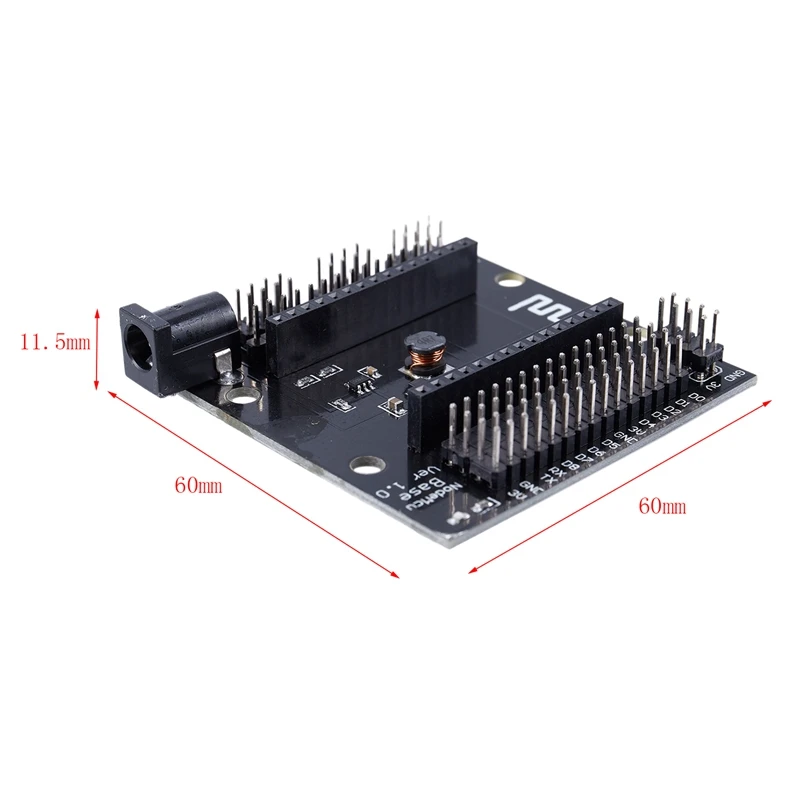 1 шт. черный металл ESP8266 Wi Fi макетная плата базовый эспандер Совместимость с NodeMcu Lua