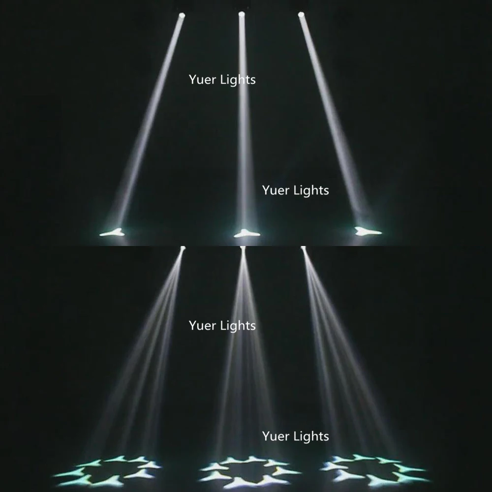 4 шт./лот движущийся луч 150 Вт LED 3 фасетные призмы свет для мытья головы точечный dj