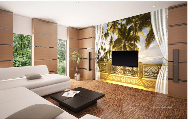 Настенные 3D-обои с пейзажем на заказ настенные фоновые водонепроницаемые обои