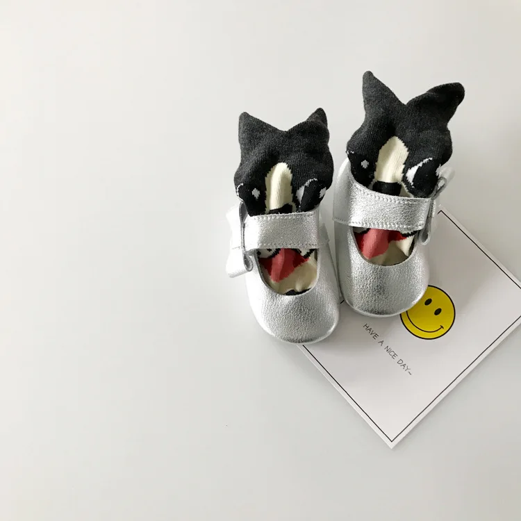 Милые детские носки хлопковые 3D Детские для мальчиков и девочек цветные короткие