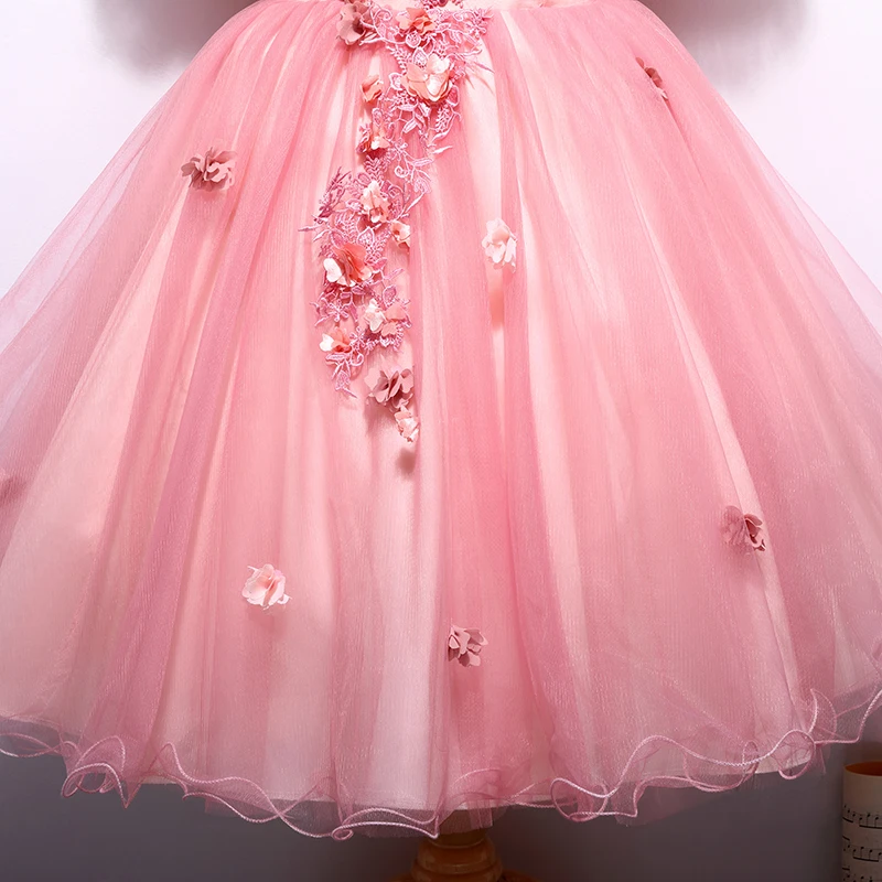 Бальное платье Quinceanera элегантное классическое мини с коротким рукавом вышивкой и